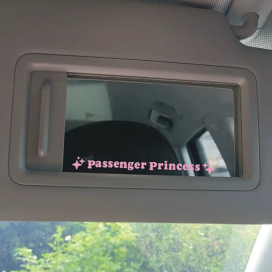 2Pcs Mirror Decoration Sticker Passenger Princess Star Mirror Decal Sticker Rearview Mirror Car Vinyl Decoration Funny Car Decal